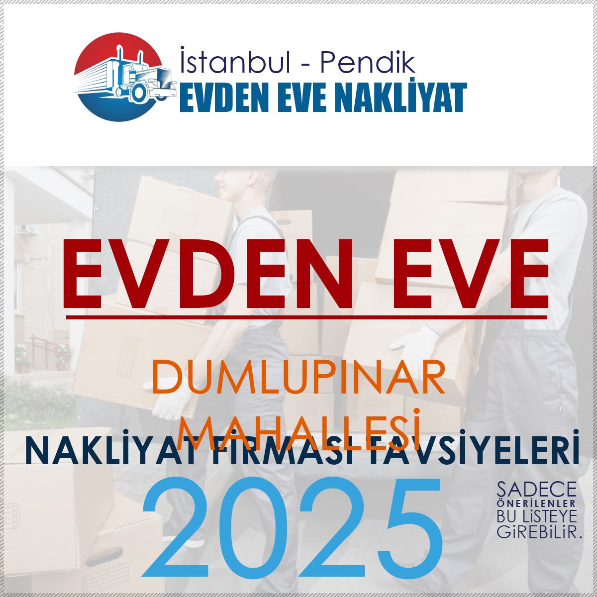 Dumlupınar Evden Eve Nakliyat Firmaları