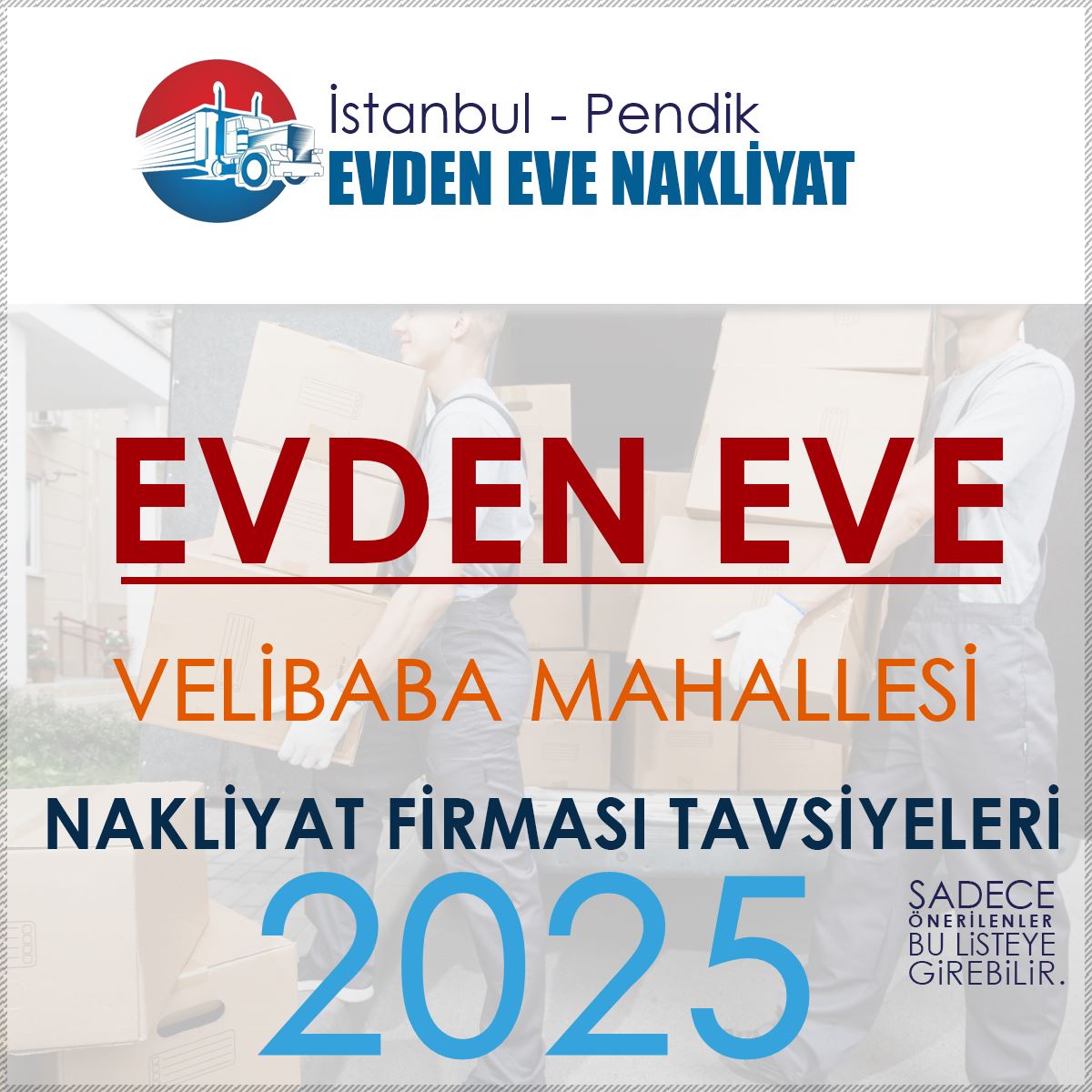 Velibaba Evden Eve Nakliyat Firmaları